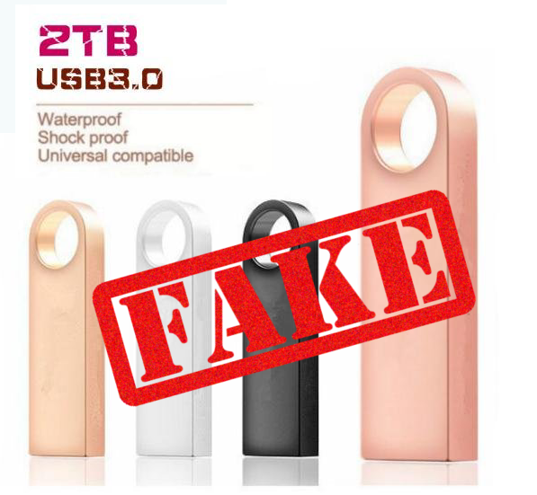 Pen drive 2TB truffa